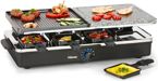 Grill 2 w 1 z Raclette TRISTAR RA2992 / 1400W / płyta kamienna i teflonowa / dla 8 osób