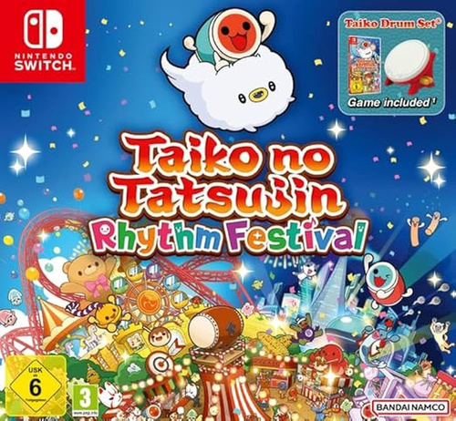 Gra na konsolę nintendo Taiko no tatsujin: rythm festival