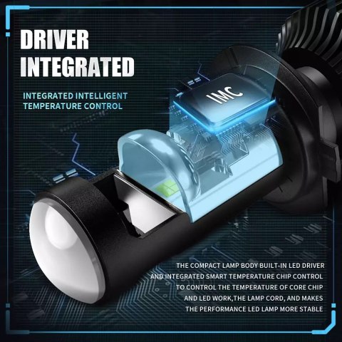 Żarówki LED AILEO 70W 25000LM CANBUS