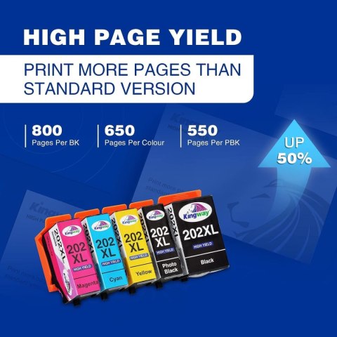 Wkłady drukujące / tusze KINGWAY 202XL do XP-6100