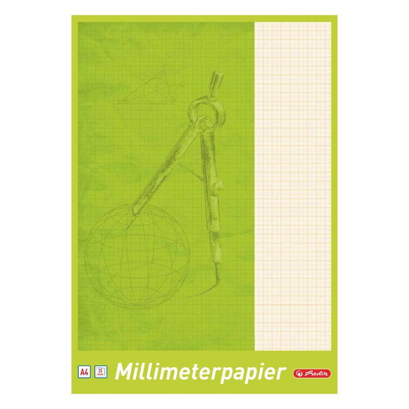 Papier milimetrowy HERLITZ A4